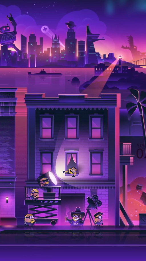 Bello from the rooftops of Roku City.

See Minions &amp; Monsters, in theaters everywhere July 1. 
