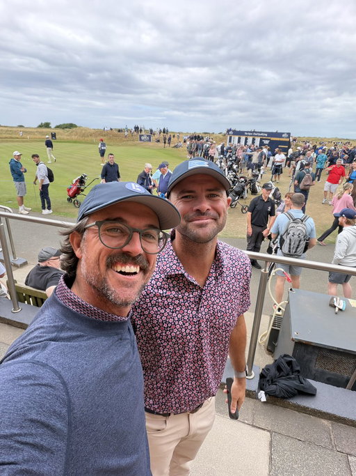 70 and 70 for both of us in round one of @TheOpen qualifier. We are still in this!!! 

https://www.theopen.com/qualification/final-qualifying/west-lancashire 