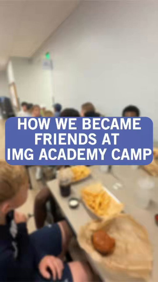 Find your people on and off the court 💙
 
IMG Academy Tennis Camp combines world-class coaching, competitive training, and an unforgettable camp experience. 