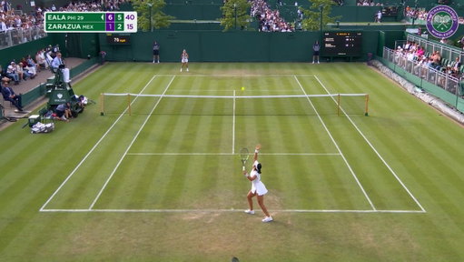 Alexandra Eala secures a maiden main draw win at The Championships against Zarazua 6-1, 6-2 👏 