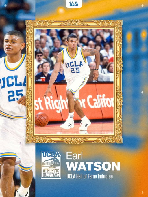 Our final #UCLAHoF2026 honoree is a 13-year @NBA veteran who led @UCLAMBB to three Sweet Sixteen appearances and remains UCLA’s all-time steals leader and is No. 5 in career assists. Welcome to the UCLA Athletic Hall of Fame, Earl Watson! 