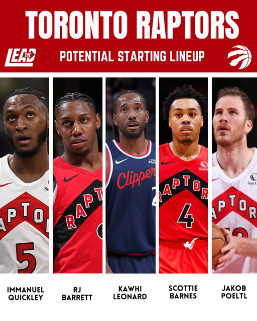 Quickley - Barrett - Kawhi - Scottie - Jak

RING USSSSSS 🥹🥹🥹 