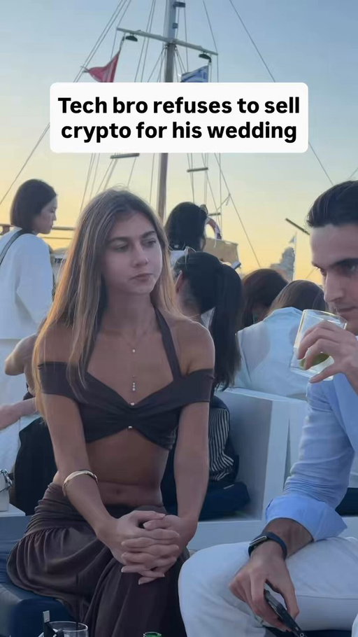 Tech bro refuses to sell Zcash for wedding 