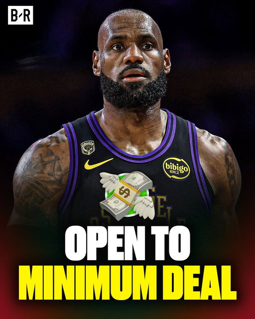 LeBron James is willing to accept a minimum contract to play for a contender, per @ShamsCharania

He doesn't intend to make a "financially-driven decision" 