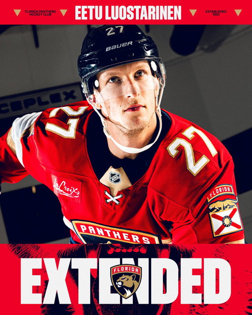 Long-term Luosty 🤝

📝 » http://flapanthers.co/Luosty_7-1-26 