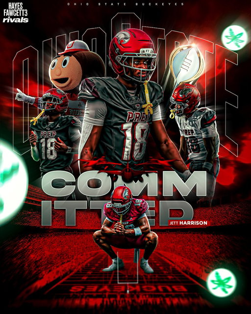 BREAKING: Five-Star WR Jett Harrison has Committed to Ohio State, he tells me for @Rivals

The No. 1 Recruit in the 2028 Rivals300 chose the Buckeyes over Oregon and Miami

He’s the brother of NFL WR Marvin Harrison Jr. and son of Hall of Famer Marvin Sr.

https://t.co/9YnNjDEePR 