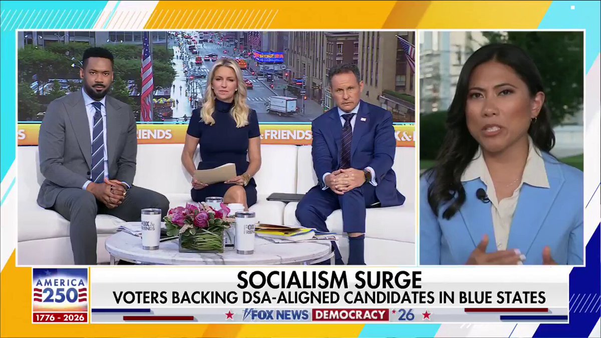 The Democratic Party's leftward shift is gaining momentum, and former Vice President Kamala Harris appears to be engaging with some of the movement's most prominent voices.

Harris has reportedly held discussions with pro-Palestinian activists, NYC Mayor Zohran Mamdani, Rep. Alexandria Ocasio-Cortez, and others as questions swirl about her political future.

The outreach is fueling questions about whether Harris is trying to strengthen ties with the party's growing progressive wing ahead of a potential 2028 presidential campaign.

@madeleinerivera has the latest.