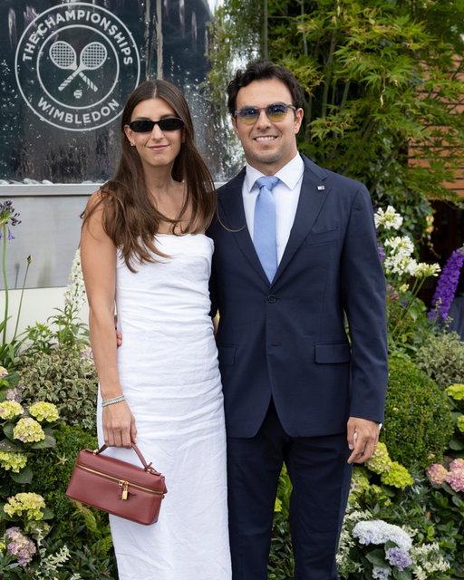 .@SChecoPerez at Wimbledon wearing Tommy Hilfiger 