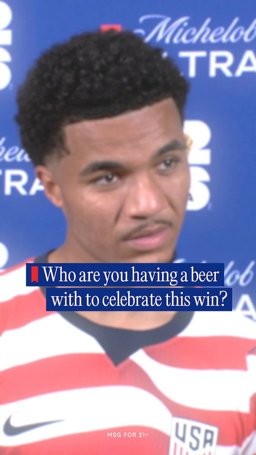 You heard the man. Team beers on us, @USMNT? 👀 