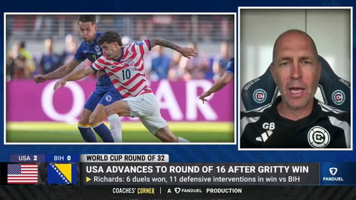 Gregg Berhalter says the U.S. isn't setting up Christian Pulisic well enough for success 😬

"I don't think there was enough intention to get Christian the ball in those (wide) positions."

@RobStoneONFOX | #USMNT 