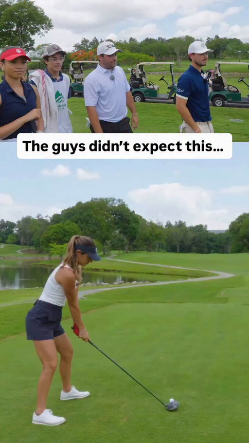 Every film trip we challenge two male pros.  I think we scared them 🤣🤣🤣 new video coming out today — last of our Panama series. 