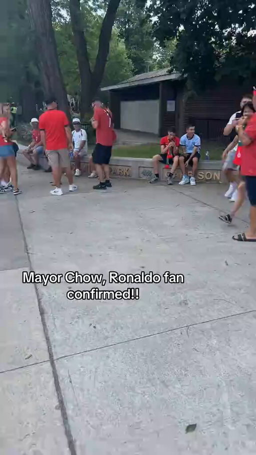 Toronto Mayor Olivia Chow hit the Ronaldo “SIUUU” 🇵🇹🔥 