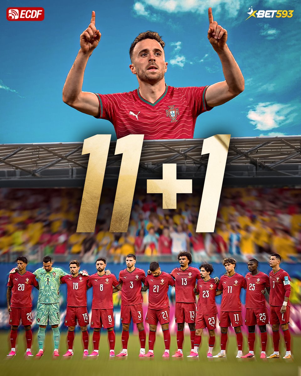 🕊️🇵🇹 ¡HOY LOS LUSOS JUEGAN CON 12 JUGADORES! 🇵🇹🕊️

📌 Ya siendo 3 de julio en #Portugal se está cumpliendo un año del fallecimiento de Diogo Jota #Bet593

🖊️ Escribe en los comentarios tu pronóstico para el #Portugal 🆚 #Croacia 