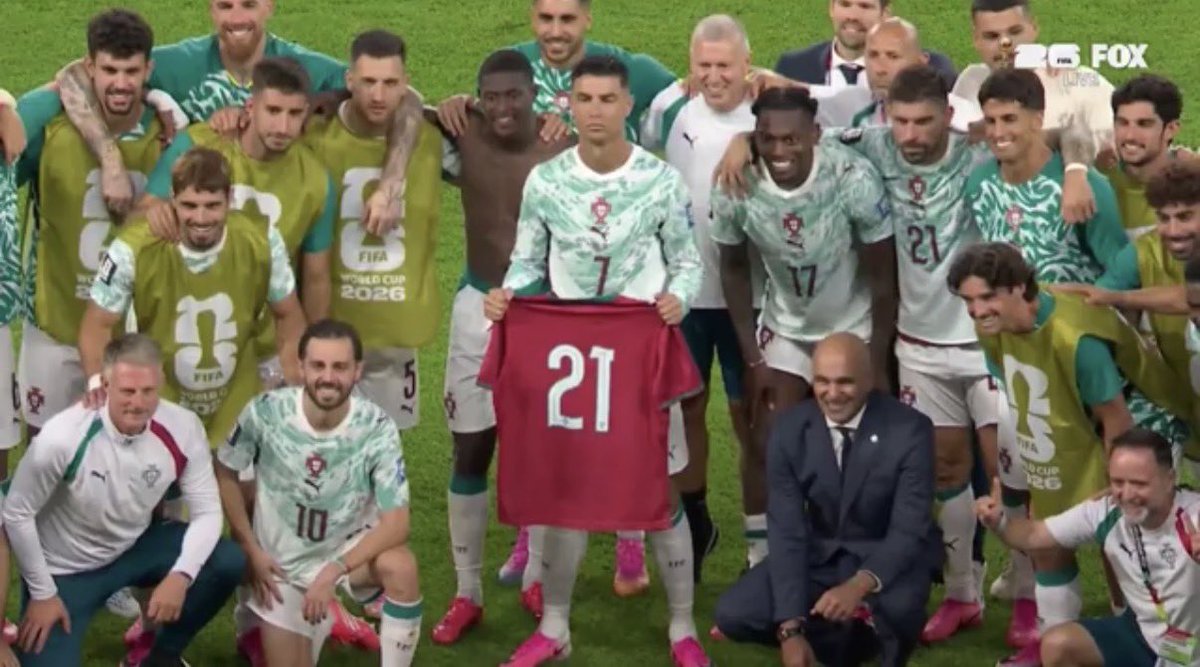 🚨Portugal honored Diogo Jota after their victory vs Croatia 