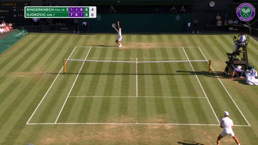 Novak Djokovic diving volley on match point! 😱 