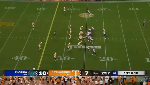 “The Loudest I’ve ever heard Neyland was..”🤔

@ArionCarter game-changing interception vs Florida in 2024. Absolute pandemonium..Neyland was ON FIRE🔥😮‍💨

(🎥: ESPN College Football/YT) 