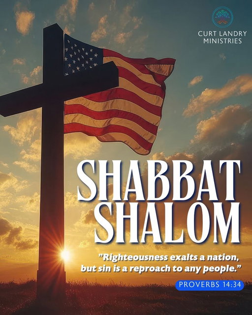 Shabbat Shalom!

As we gather this evening, let's set aside the distractions of the week and prepare our hearts to encounter the Lord together.

Join us ONLINE ONLY tonight at 7:30 PM CT as Rabbi Curt Landry and Pastor Michael Hirsch share a timely message, "The Covenant That Sustains a Nation." 🇺🇸 

As America approaches its 250th anniversary, we'll explore the biblical principles that sustain true freedom and the covenant values that strengthen individuals, families, and nations. From honoring God first and walking in truth to repentance, courage, stewardship, and loving your neighbor, Scripture reveals the foundation for lasting liberty.

"Righteousness exalts a nation, but sin is a reproach to any people." — Proverbs 14:34

Come ready to pray for America, be strengthened by God's Word, and discover how living according to His covenant preserves liberty for future generations. 🙏
