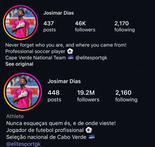 Vozinha followers before and after the World Cup might be a legend now that’s insane 😮‍💨

📸: Getty 