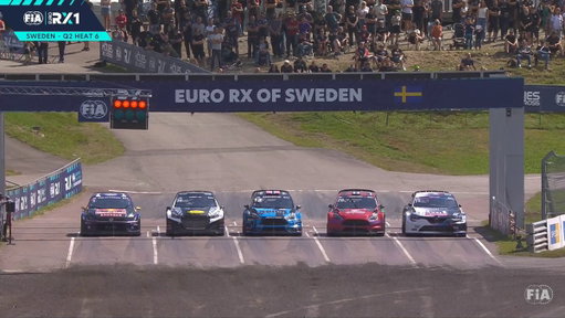BIG DRAMA! 💥

Casper Jansson and Johan Kristoffersson collide into Turn 2, collecting championship leader Andreas Bakkerud in the process!

#FIARallycross 