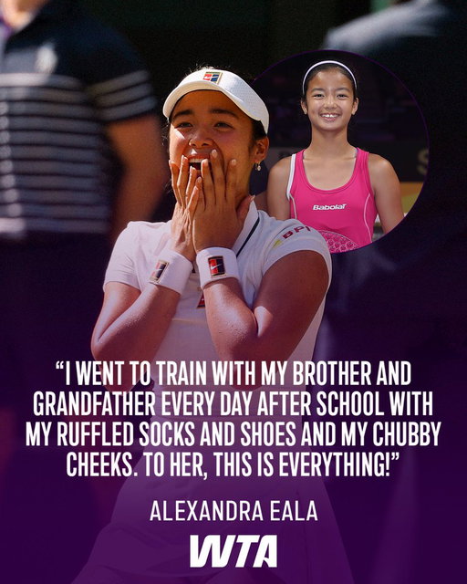 There’s nothing like making your younger self proud 🥹💚

Alexandra Eala speaks on what it means to be through to the Round of 16 at Wimbledon after defeating defending champion, Swiatek. 

#Wimbledon 