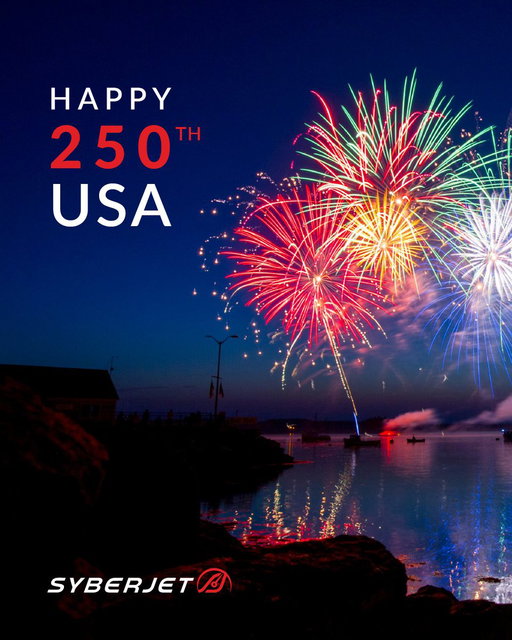 250 years in the making! Happy 4th of July!

#SJ36 #SyberJet #4thofJuly #America 