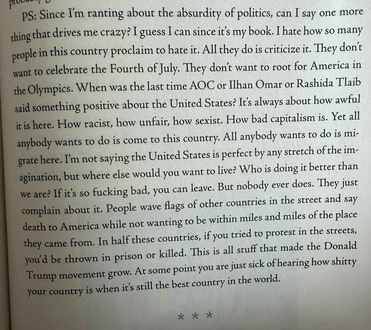 Happy 250th birthday to the best country on earth!    I was reading a book the other day and was struck by this paragraph.  I don’t know who the author was but I thought it was brilliant and perfectly said…🇺🇸🇺🇸🇺🇸🇺🇸🇺🇸🇺🇸🇺🇸🇺🇸🇺🇸 