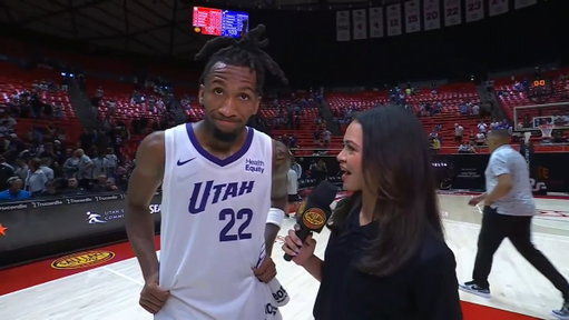 “We got the win, I just wanted to help my team get a win. It was fun to be out here again.”

after dropping 𝟐𝟖 in his first summer league game, @Darryn_P1 got the mic with @_thelaurengreen for today's #WalkoffInterview 🎤

#TakeNote 