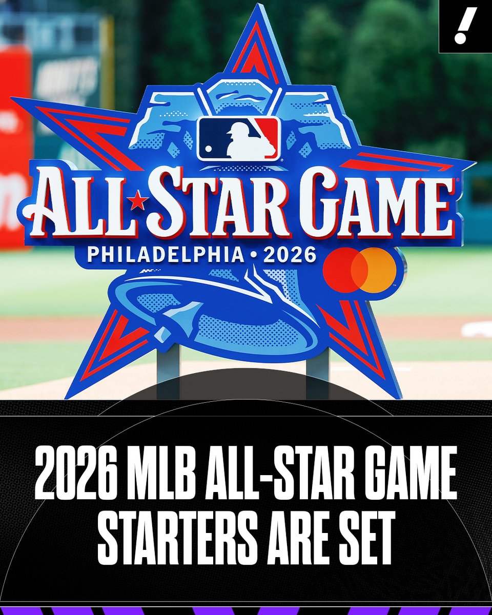2026 All-Star Game Starters ⭐

AL
Aaron Judge
Mike Trout
Vladimir Guerrero Jr.
Bobby Witt Jr.
Yordan Álvarez
Byron Buxton
Junior Caminero
Shea Langeliers
Ernie Clement

NL
Shohei Ohtani
Juan Soto
Freddie Freeman
Ozzie Albies
Max Muncy
CJ Abrams
Brandon Marsh
Andy Pages
Drake Baldwin