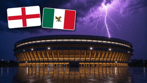 ⚠️ Important weather update for anyone planning a “wake up to watch” strategy tonight….⛈️

FIFA's official Azteca forecast: 90% risk of lightning storms around kick-off. 

Under FIFA protocol, lightning within 6 miles = no kick-off until a 30-minute lightning-free window. 
(France vs Iraq was held up nearly 2 hours by the same rule).

The percentages as I see them factoring this in:

• On-time 1am kick-off: 35%
• 30–75 min delay: 35% (most likely outcome)
• 1–2 hr delay: 20%
• 2 hrs+: 8%

What's your move? 👇