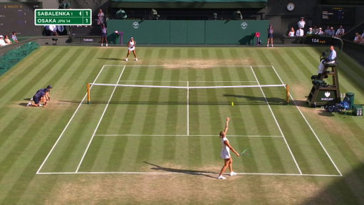 Naomi Osaka: The Queen of the baseline. 