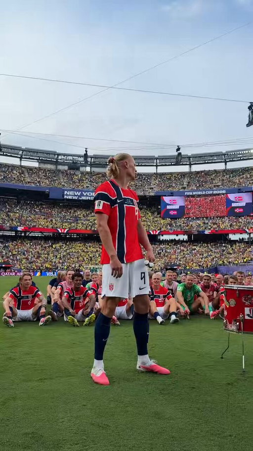 Take it away, Erling🥁🤩 