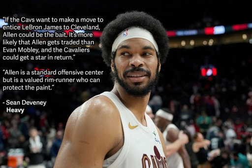 Heavy's Sean Deveney thinks that Jarrett Allen could be on the chopping block if the Cavs want to get Lebron James.

Good or bad move? 