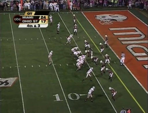 The most controversial call in college football history. 