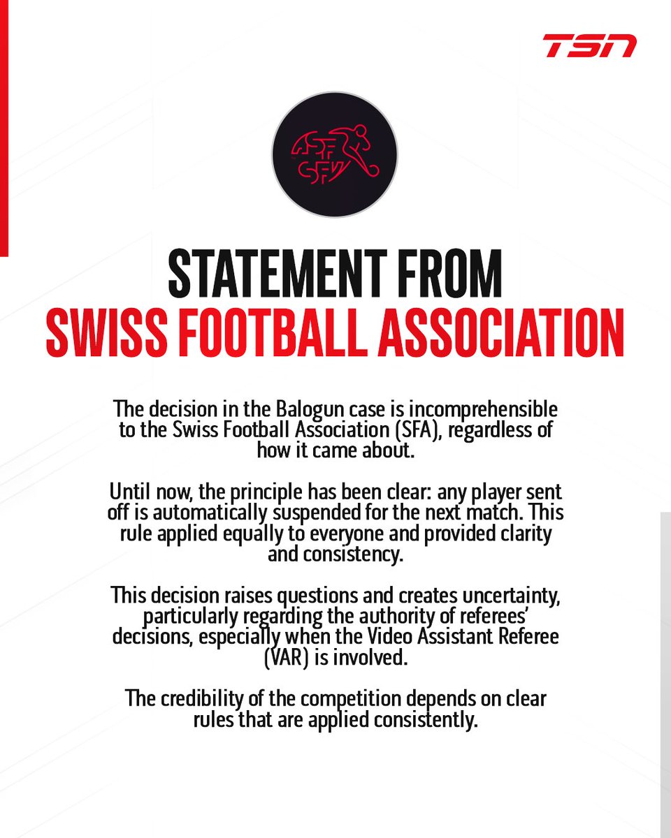 The Swiss Football Association weighs in on the decision to allow USA's Folarin Balogun to play vs. Belgium. #FIFAWorldCup 