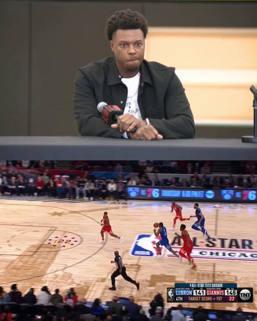 "Do you have a favorite charge you took?"

"Yup."

"Which one?"

"All-Star Game... against Kawhi Leonard." 

The 2020 NBA All-Star Game was memorable for Kyle Lowry... Congrats on your retirement, @Klow7! 