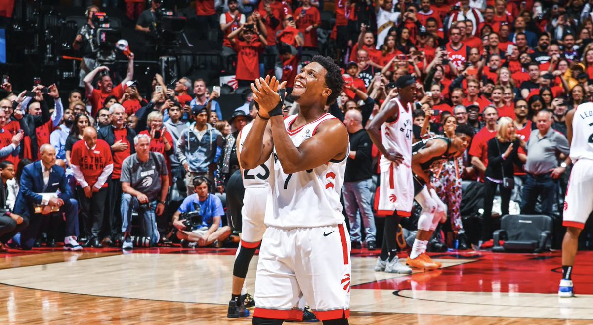 Kyle Lowry in 2017 on his free agency decision to come back to Toronto: “There was a lot going through my head, a lot of roads my mind was traveling down. Family, first and foremost, and what’s going to make them happy, and give them the best life. Basketball, of course, and where I’d like to play for these next several years. And then there was also the gut-check aspect — just what I was feeling in my heart.

But for me, at the end of the day, this was an easy decision. And all of those roads … they all led me back to the same place: home.

They all led me back to Toronto....

I’m coming back to Toronto because my heart is telling me that it’s home — and because staying home, for me and my family, feels like the right thing to do. My heart is telling me that this is the best city in the world, with the best basketball fans in the world. It’s telling me that the Raptors can be a championship-level team, sooner than later. And I’ll be honest (and don’t hate) — it’s telling me that I’ve still never had poutine.

But most of all: It’s telling me that, if you’re looking for people to believe in — choose the people who believed in you first.

And if you start something?

Man, you finish it.” https://t.co/DINJDRDXzT

@Klow7 | @Raptors