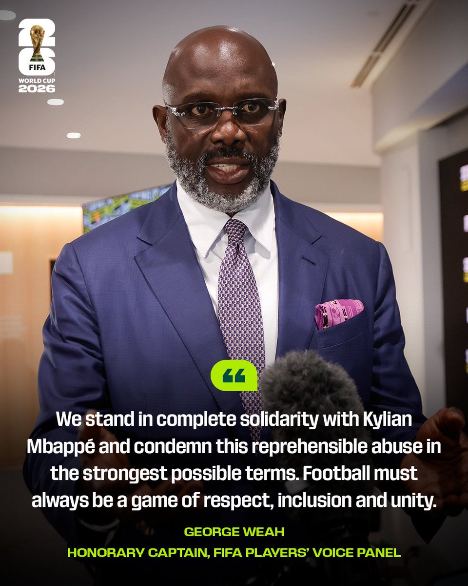 The FIFA Players’ Voice Panel (PVP) is deeply disturbed by the racist abuse suffered by France player Kylian Mbappé. 

Racism is an attack on human dignity and has absolutely no place in football, at the FIFA World Cup™ or in society. 