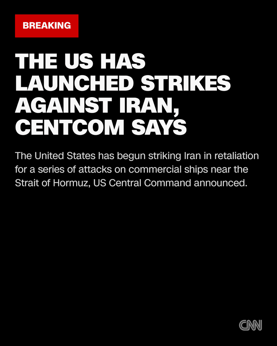 The US has launched a “series of powerful strikes against Iran,” US Central Command said in a statement. https://t.co/6Pwsj9XPHB 