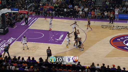 The ball movement by the @chicagosky leads to a Natasha Cloud triple 👏

CHI-PHX | League Pass 
Tap to watch: https://t.co/0shIuQQjvk 