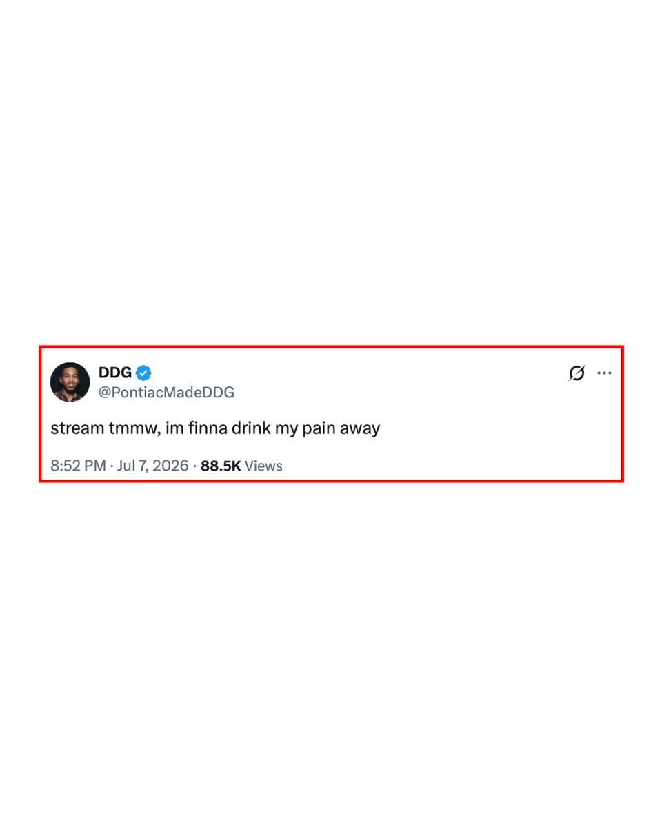 DDG applies to Soulja Boy's Rapper University after he wasn't accepted into Kai Cenat's Streamer University.

On Monday (July 6), Kai Cenat returned from his nearly year-long streaming hiatus to announce the accepted members of his Streamer University 2026. The roster includes over 100 streamers, content creators and artists. Notably missing is DDG, who was a faculty member of the inaugural Streamer University last year.

As a result of the snub, the rapper-streamer applied to Soulja Boy's Rapper University on livestream. He also seemingly shared his disappointment on X, typing, "Stream tmmw, im finna drink my pain away."

This comes as a moment of irony for DDG, who previously clowned Soulja for creating Rapper University in response to not being accepted into Streamer University. On Wednesday (July 8), SB announced he is postponing RU until further notice.