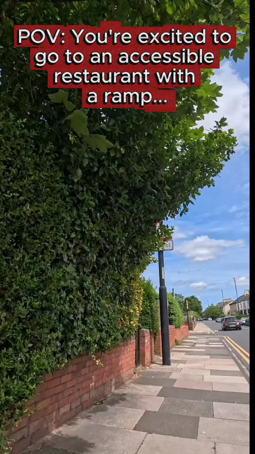 Nothing makes a disabled person more nervous than the words…

“Don’t worry, there’s a ramp.” ♿️😂 

What’s the worst “accessible” entrance you’ve encountered?

#Accessibility #WheelchairAccess #DisabledLife #DisabilityHumour 