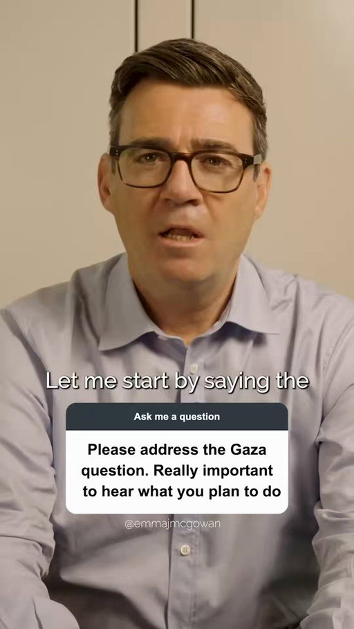 Labour’s initial response to the treatment of Gaza caused huge hurt. We got it wrong and I am sorry for that. 