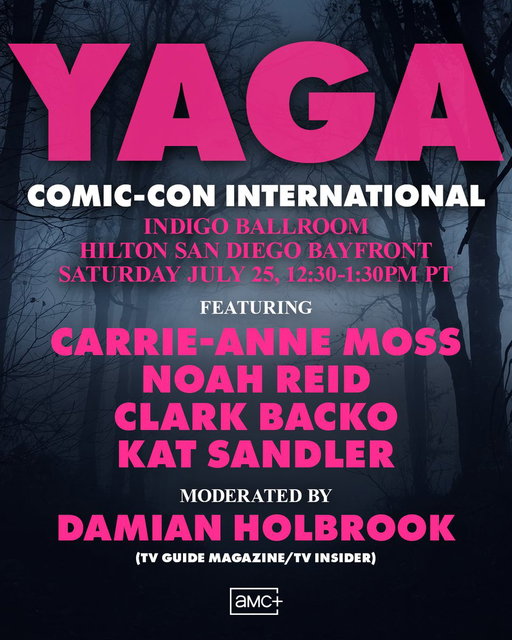 Something new is about to make its Comic-Con International debut.

Join members of the cast and creative team from the upcoming series #YAGA at the Hilton San Diego Bayfront on Saturday, July 25 from 12:30-1:30pm PT for a panel moderated by TV Guide Magazine's Damian Holbrook. 