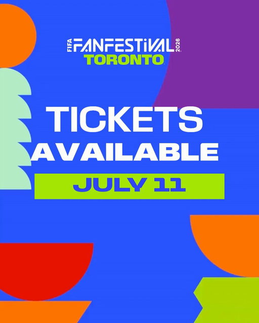 Free General Admission tickets for tomorrow’s (July 11) FIFA Fan Festival just dropped – grab yours now!

⚽ England vs. Norway
🎵 The Sheepdogs
⚽ Argentina vs. Switzerland

⚠️General Admission is subject to capacity, arrive early to catch all the action!
https://www.ticketmaster.ca/fifa-fan-festival-toronto-tickets/artist/4331999 