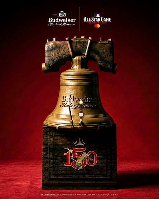 INTRODUCING THE LIBERTY BUD.

A Liberty Bell filled with ice-cold beer for the @MLB All-Star Game. See you in Philly. 