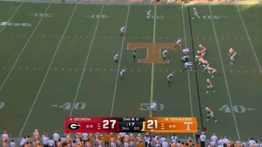 “The Loudest I’ve ever heard Neyland was..”

@Chris_Brazzell7 56 yard touchdown in 2025 to take the lead vs Georgia😮‍💨🔥

This might’ve been the loudest moment of the game..Neyland was SHAKING😤🏟️

(🎥: espncfb/YT) 