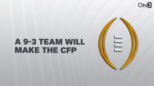 “I’m guaranteeing it…I don’t think we’re going to have enough teams that are better than 9-3 - to where a 9-3 team doesn’t make it.”

@JakeCrain_ is certain this season that a 9-3 team makes the College Football Playoff 