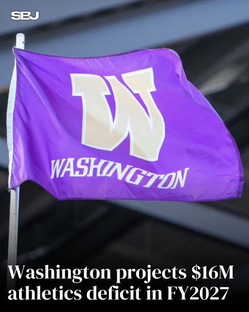 The Univ. of Washington's Board of Regents projects the athletics operating budget for FY2027 will have a $16M negative cash flow. 

The FY2027 budgeted deficit is an improvement on the $19M negative cash flow projected on its approved operating budget for FY2026.

Via @seattletimes | https://ow.ly/QSV250ZmuHX