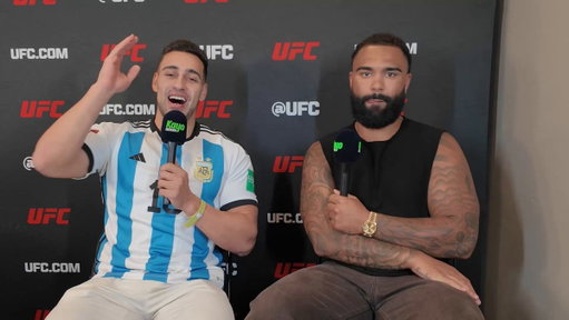 Gable Steveson didn’t hold back… 😳

Ahead of his UFC debut, we asked Gable about:

🔥 Josh Hokit
👀 Jon Jones nearly catching him with a knee
💥 His heavyweight ambitions
🏆 Who he’s targeting in the UFC

Who should Gable fight first? 👇 