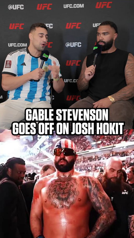 Gable Steveson did NOT hold back on Josh Hokit 😳 